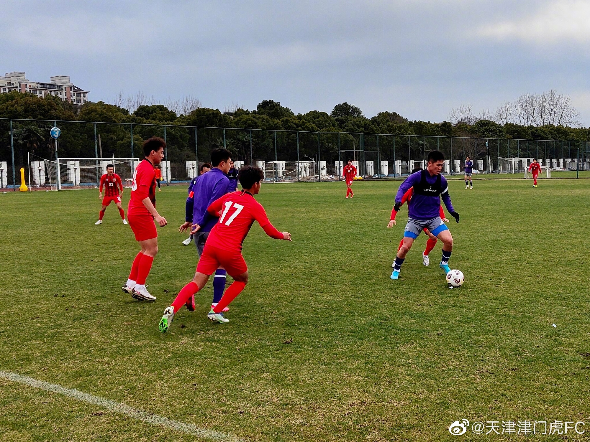 热身赛-天津津门虎2-2战平海港预备队，近两场热身1胜1平