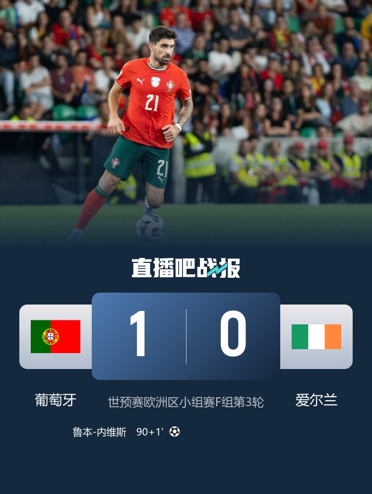 早报：C罗失点，葡萄牙绝杀爱尔兰
