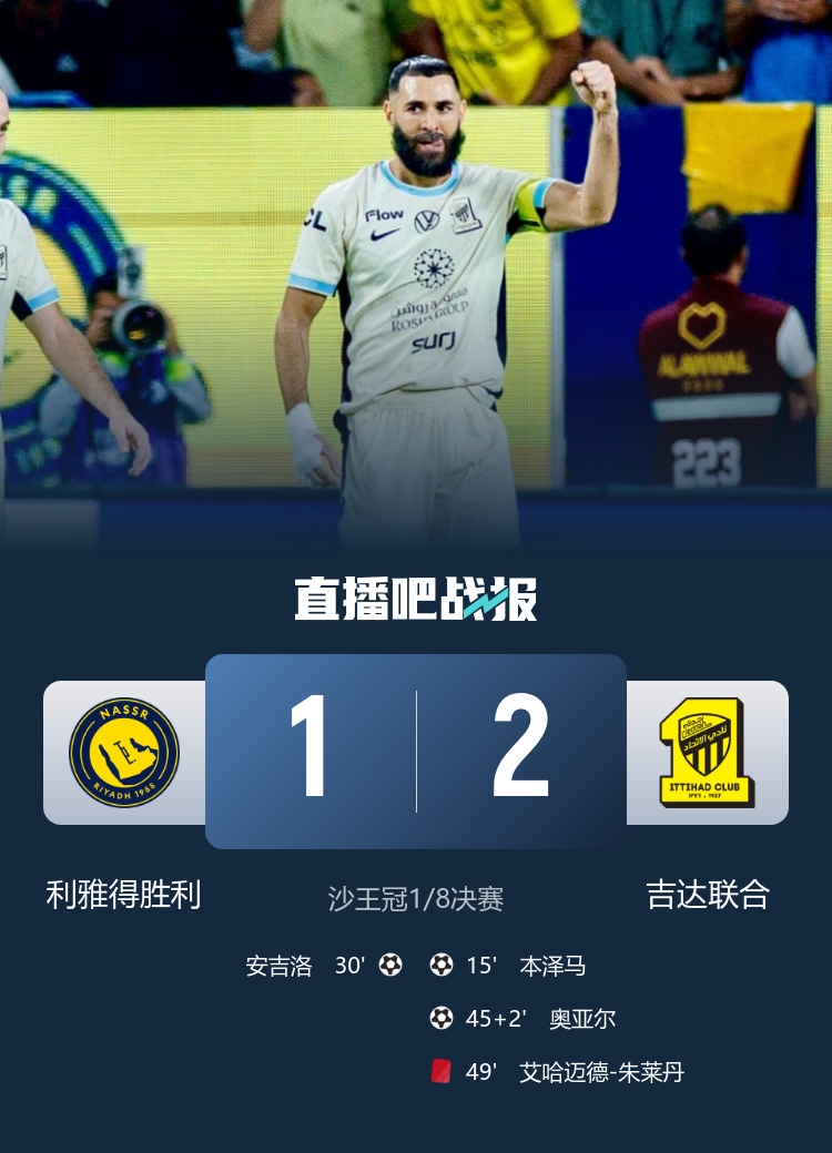【国际米兰】早报:米兰两连平落后榜首3分,利雅得胜利沙王冠出局(图3) 【国际米兰】早报:米兰两连平落后榜首3分,利雅得胜利沙王冠出局(图3)